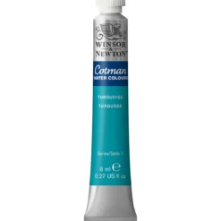 Winsor & Newton Cotman akvarellfärg 8 ml Turquoise 654