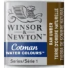 Winsor & Newton Cotman akvarellfärg halvkopp Raw Umber 554