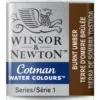 Winsor & Newton Cotman akvarellfärg halvkopp Burnt Umber 076