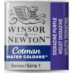 Winsor & Newton Cotman akvarellfärg halvkopp Dioxazine Violet 231