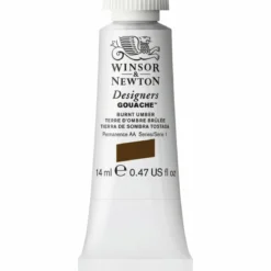 Winsor & Newton Designers gouache 14 ml Burnt umber 076