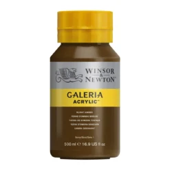 Winsor & Newton Galeria akrylfärg 500 ml Burnt Umber 076