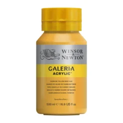 Winsor & Newton Galeria akrylfärg 500 ml Cadmium Yellow Deep Hue 115
