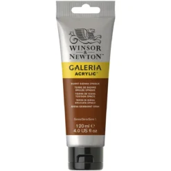 Winsor & Newton Galeria akrylfärg 120 ml Burnt Sienna Opaque 077