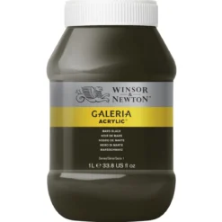 Winsor & Newton Galeria akrylfärg 1L Mars Black 386