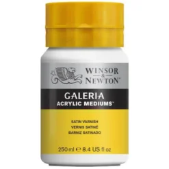 Winsor & Newton Galeria Satin Varnish 250 ml, skyddande fernissa för akrylfärger