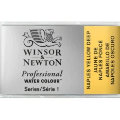 Winsor & Newton Professional akvarellfärg helkopp Naples Yellow Deep 425