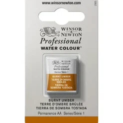 Winsor & Newton Professional akvarellfärg halvkopp Burnt Umber 076