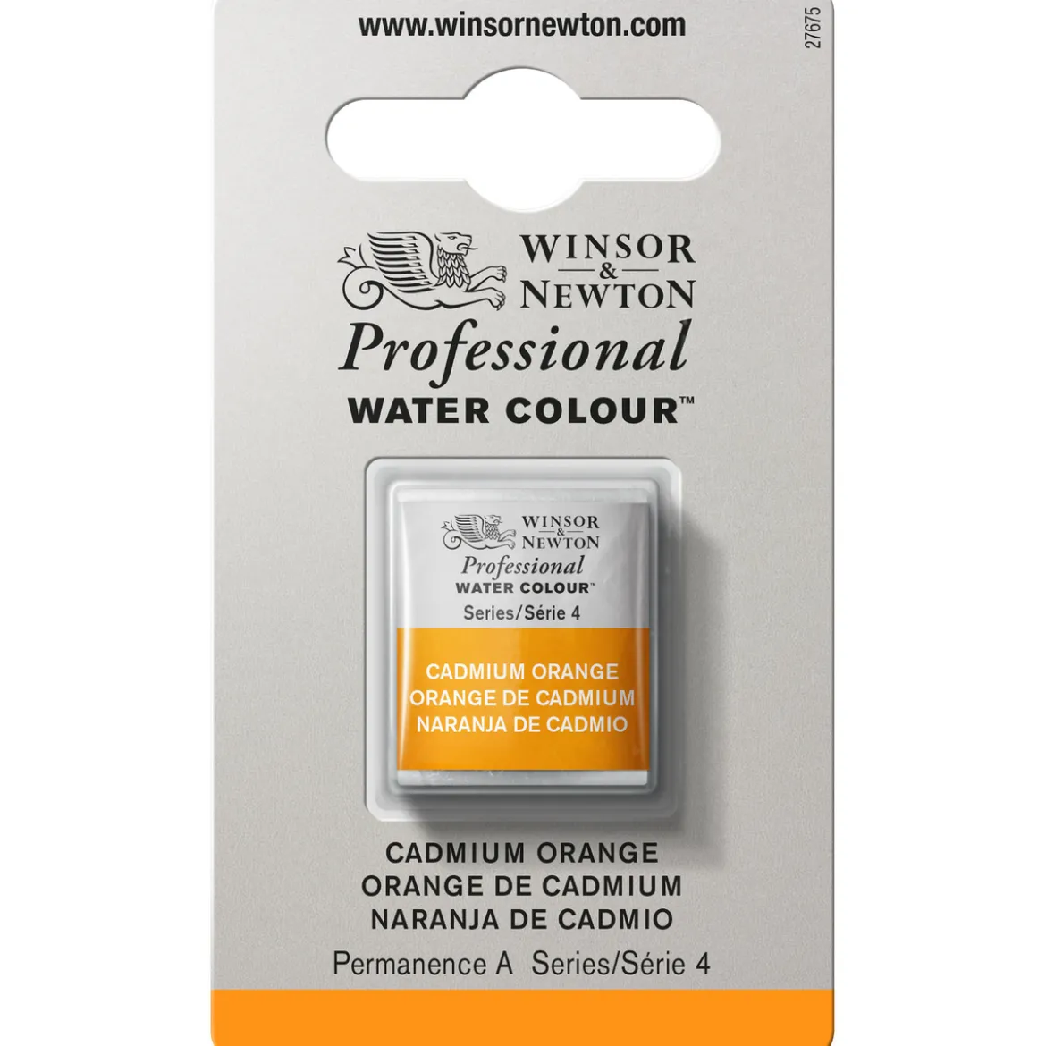 Winsor & Newton Professional akvarellfärg halvkopp Cadmium Red 094