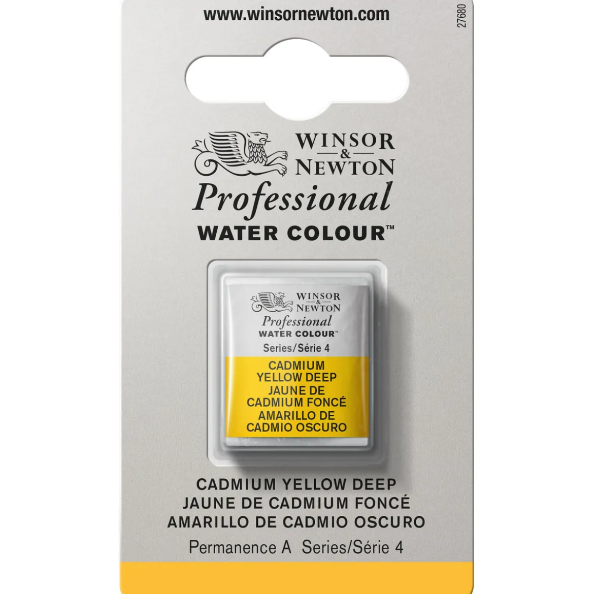 Winsor & Newton Professional akvarellfärg halvkopp Cadmium Yell Pale 118