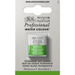Winsor & Newton Professional akvarellfärg halvkopp Permanent Sap Green 503