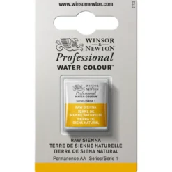Winsor & Newton Professional akvarellfärg halvkopp Raw Sienna 552