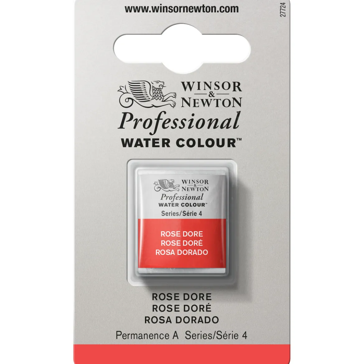 Winsor & Newton Professional akvarellfärg halvkopp Rose Doré 576