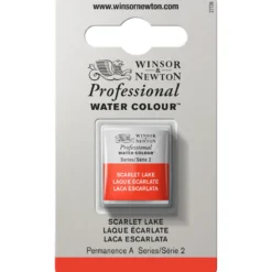 Winsor & Newton Professional akvarellfärg halvkopp Scarlet Lake 603