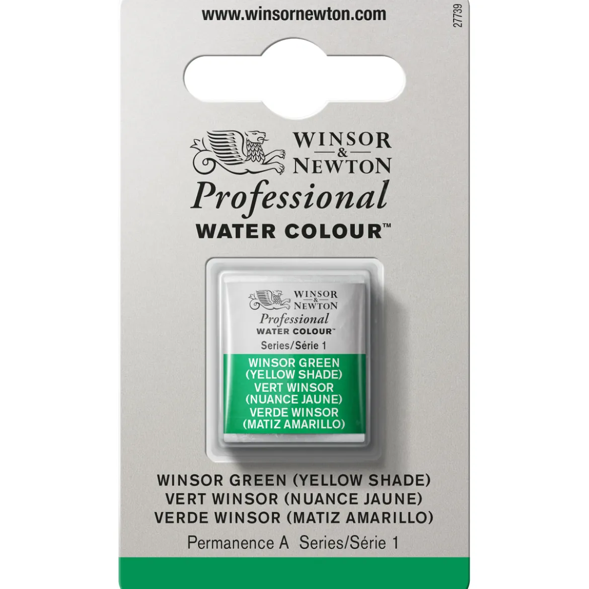 Winsor & Newton Professional akvarellfärg halvkopp Winsor Lemon 722