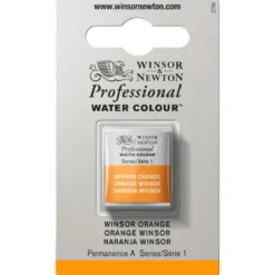 Winsor & Newton Professional akvarellfärg halvkopp Winsor Orange 724