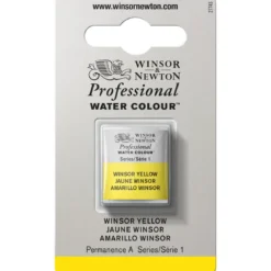 Winsor & Newton Professional akvarellfärg halvkopp Winsor Yellow 730