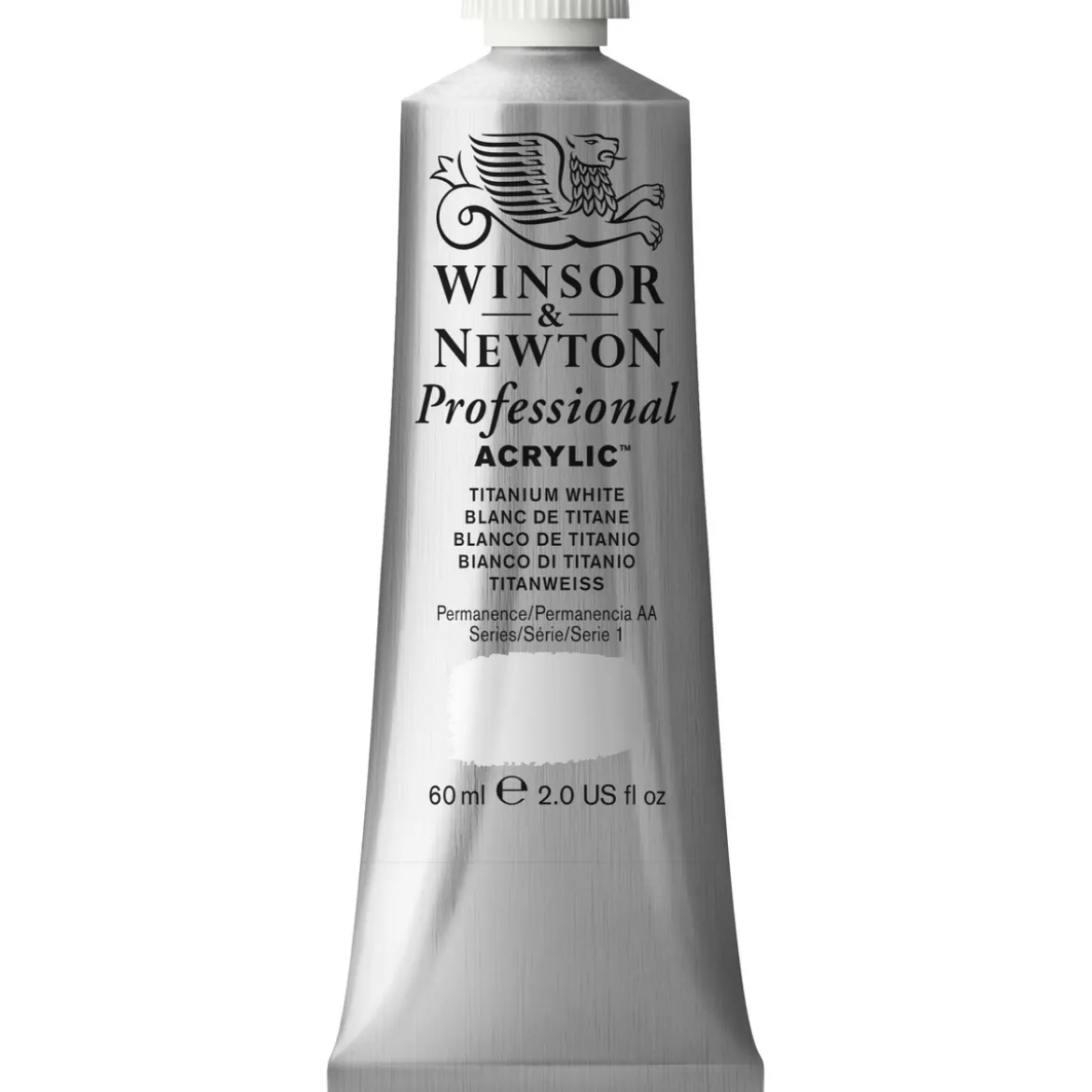 Winsor & Newton Professional akrylfärg 60 ml Titanium White 644