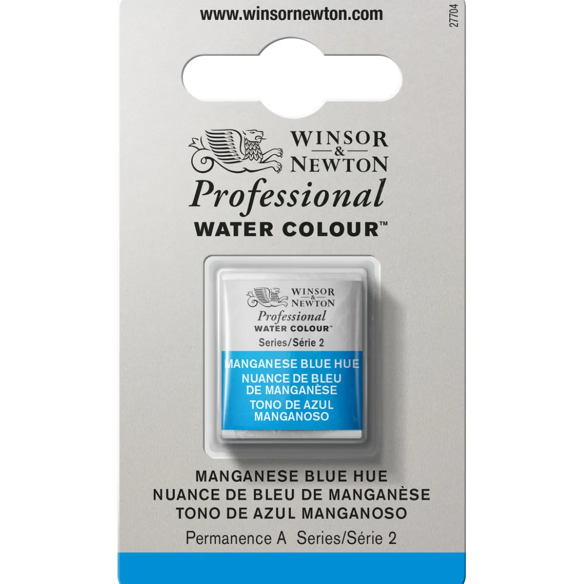 Winsor & Newton Professional akvarellfärg halvkopp Manganese Blue Hue 379