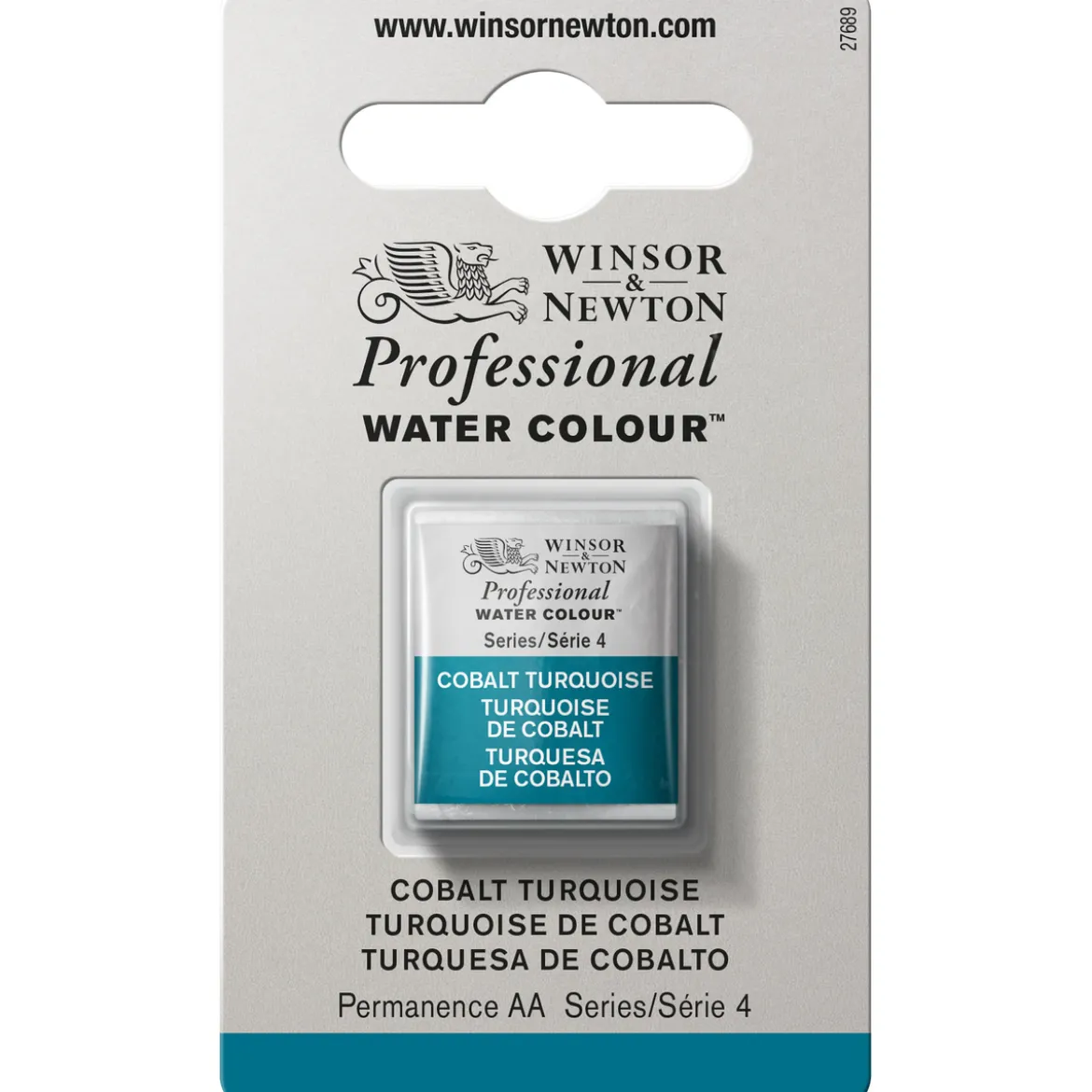 Winsor & Newton Professional akvarellfärg halvkopp Cobalt Turquoise 190
