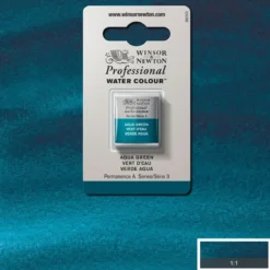 Winsor & Newton Professional akvarellfärg halvkopp Aqua Green 697