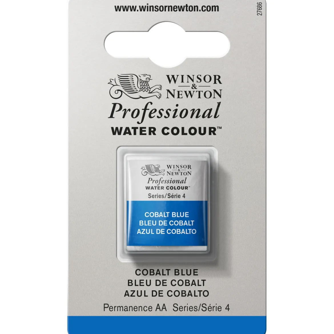 Winsor & Newton Professional akvarellfärg halvkopp Cobalt Blue 178