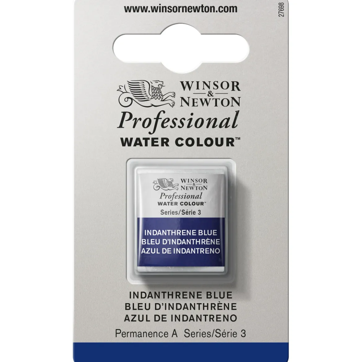 Winsor & Newton Professional akvarellfärg halvkopp Indianthrene Blue 321