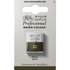Winsor & Newton Professional akvarellfärg halvkopp Sepia 609