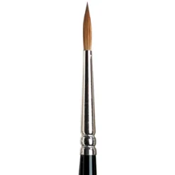 Winsor & Newton Series 7 Finest Sable 2, handgjord & exklusiv akvarellpensel med rund spets av mårdhår
