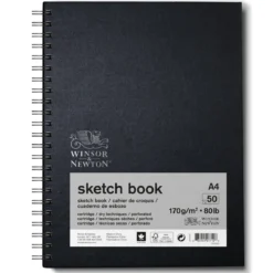 Winsor & Newton Sketch spiralbunden skissbok A4 (210×297 mm), 50 ark, 170 g/m²