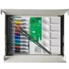 Winsor & Newton Winton Oil Kit 10×12ml oljefärg, A4-block, 2 penslar + palett