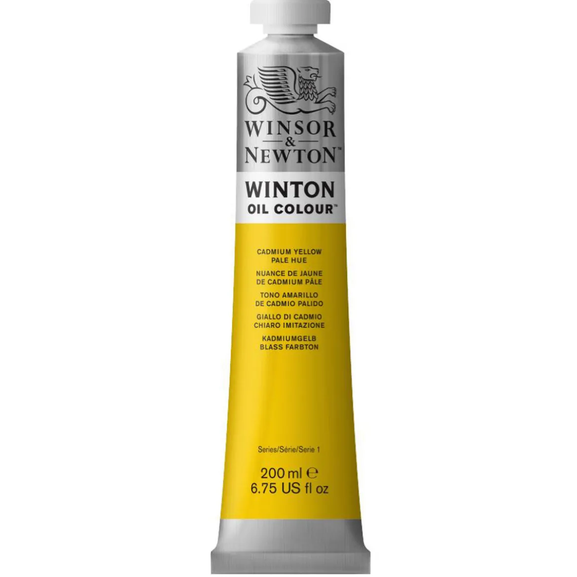 Winsor & Newton Winton oljefärg 200 ml Cadmium Yellow Pale Hue 119
