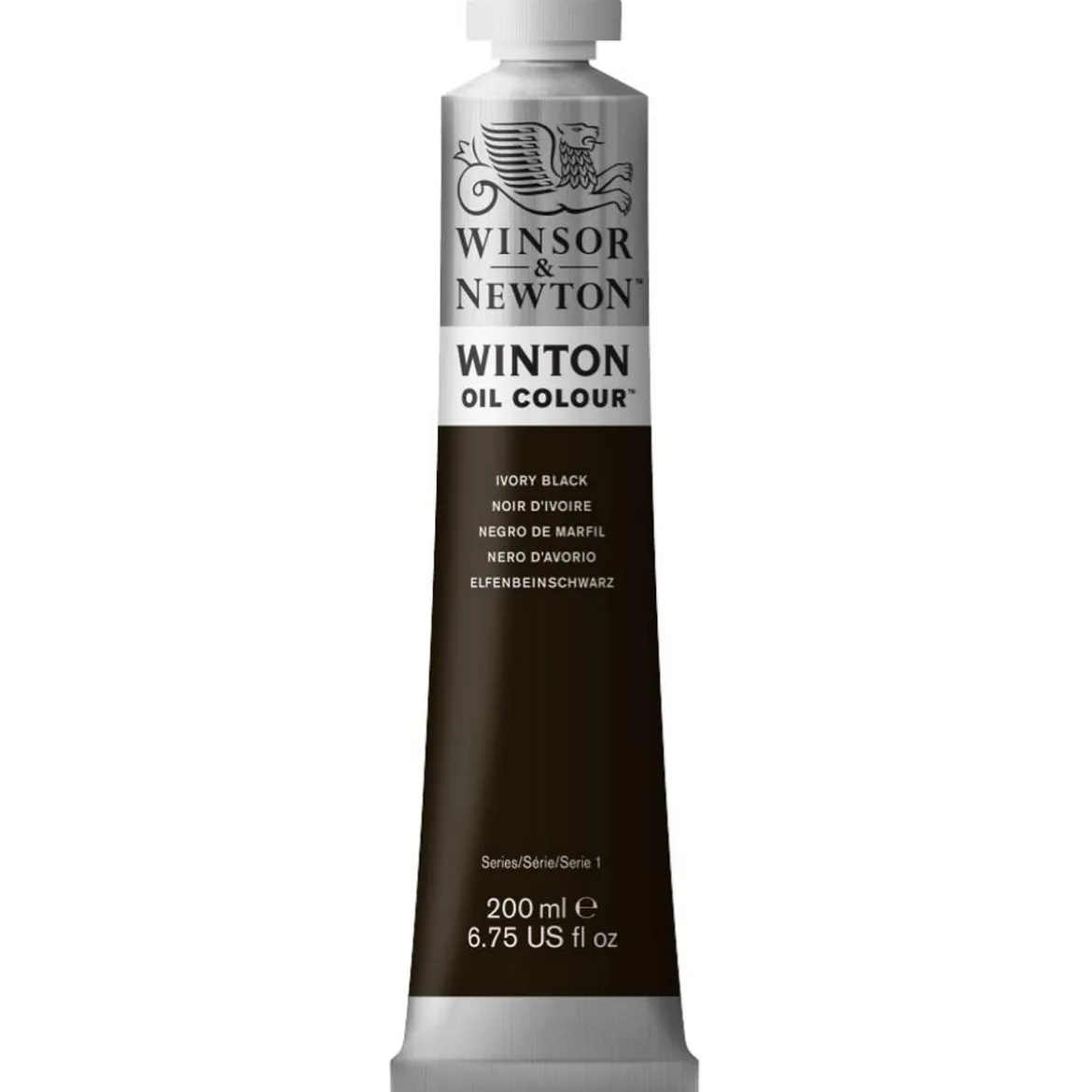 Winsor & Newton Winton oljefärg 200 ml Ivory Black 331
