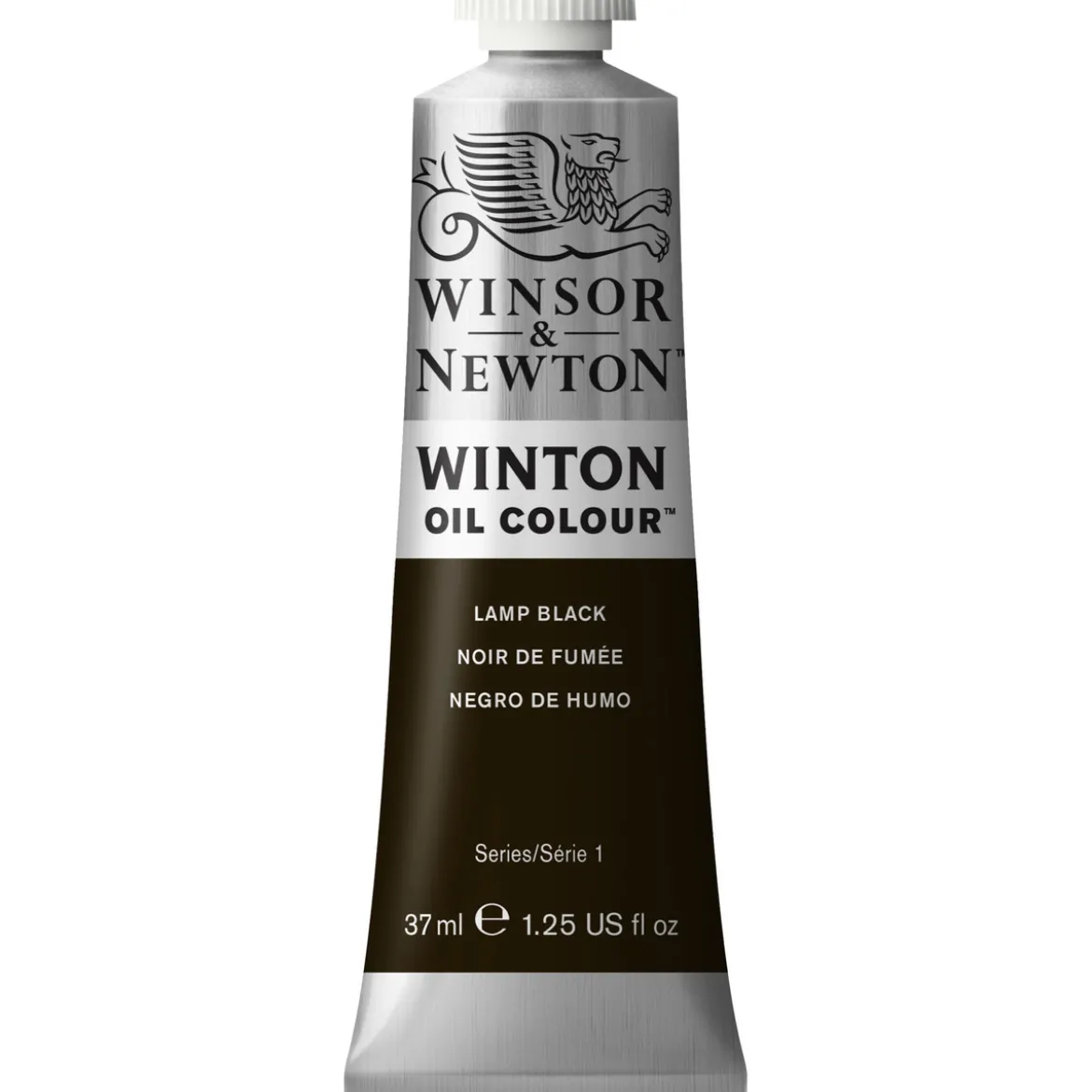 Winsor & Newton Winton oljefärg 37 ml Lamp Black 337