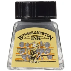W&N Drawing Ink Silver 14ml