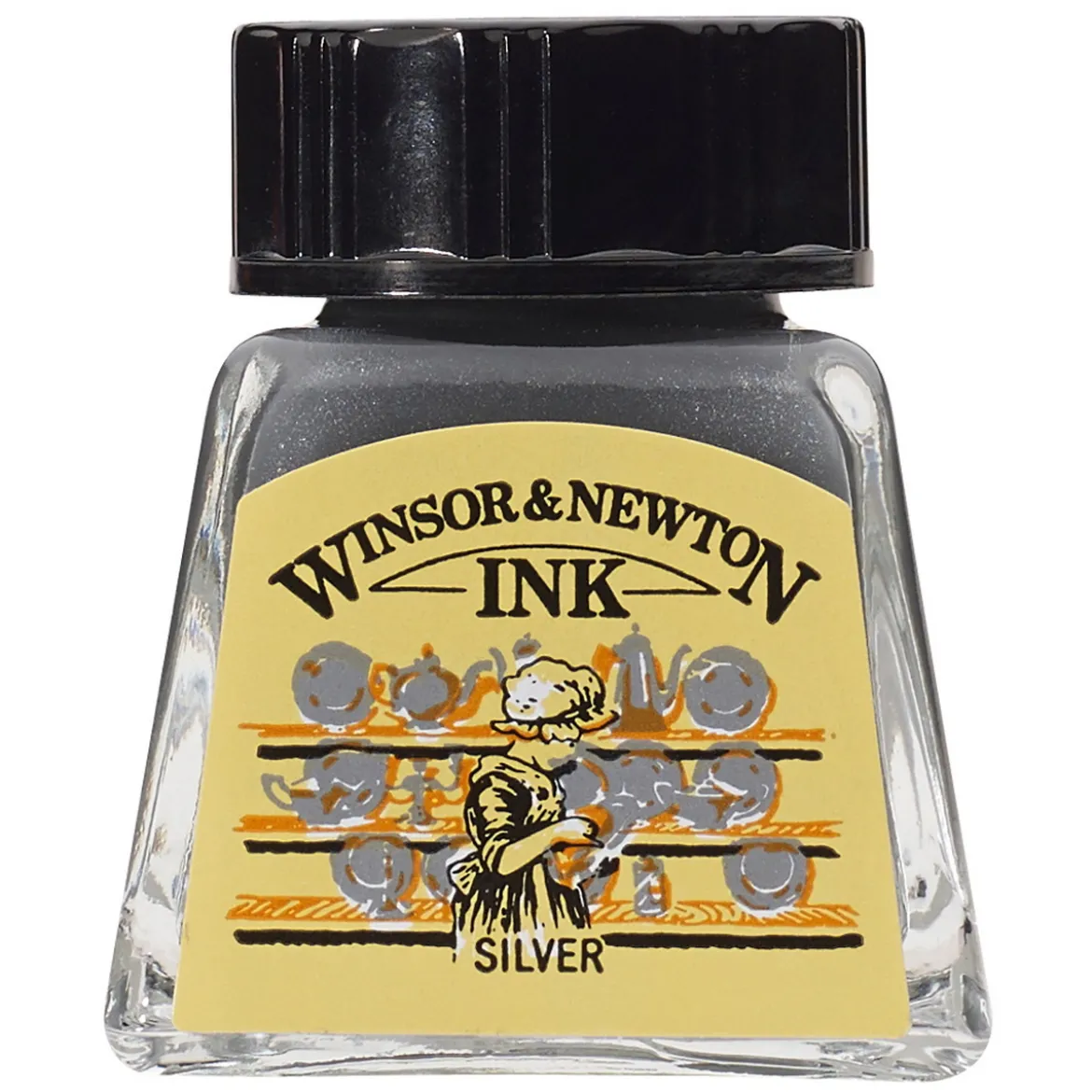 W&N Drawing Ink Silver 14ml