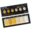 ZIG Kuretake Gansai Tambi Starry Set – 6 st. japanska akvarellfärger i ljusa och guldiga nyanser